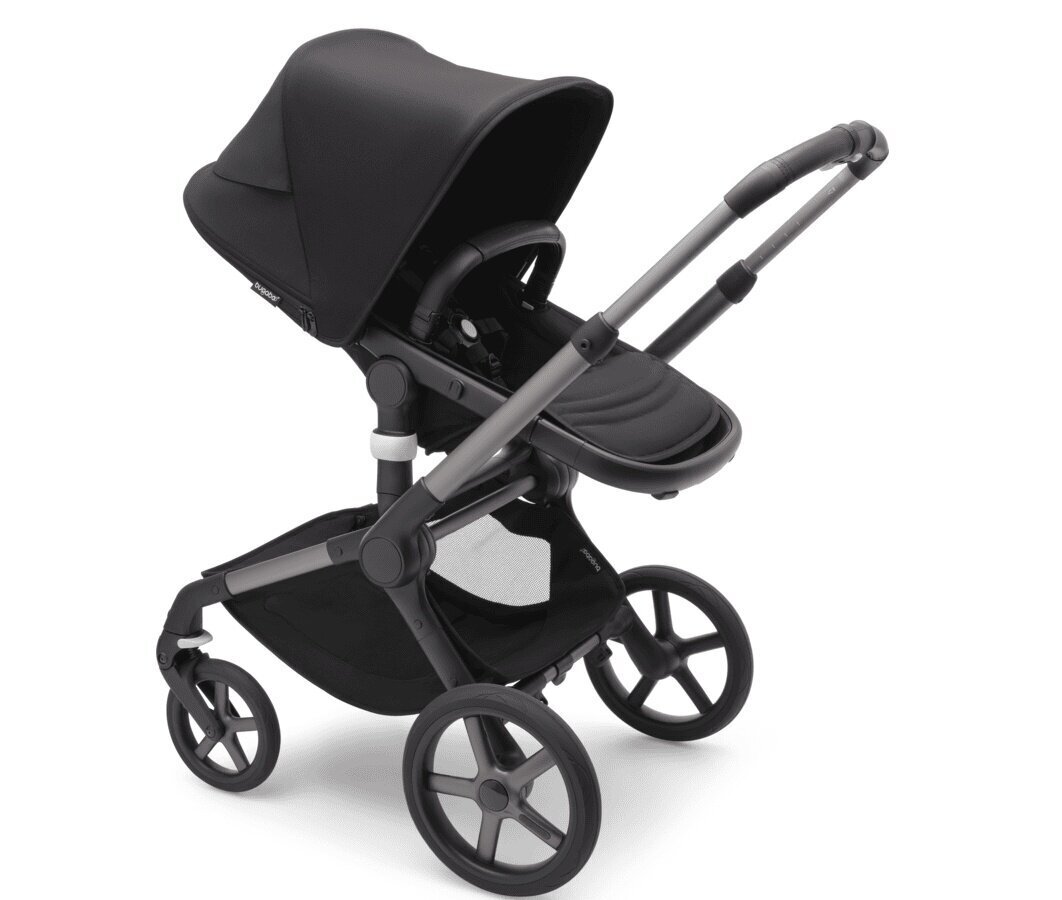 Bugaboo Fox 5 complete Universālie rati, Graphite/Midnight Black cena un informācija | Bērnu rati | 220.lv