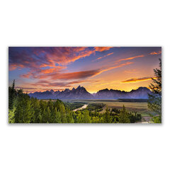 Холст принцип, ландшафт Скалистой горы 79,99 цена и информация | Картины | 220.lv