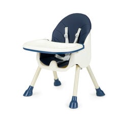 Bērnu barošanas krēsls 2in1, white, 92x62x77 cm. цена и информация | Стульчики для кормления | 220.lv