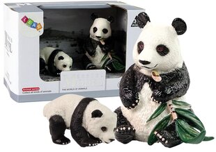 Pandas figūriņu komplekts ar mazulīti Lean Toys, 2 gab. цена и информация | Игрушки для девочек | 220.lv