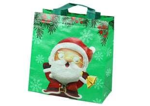 Подарочный мешок Санта-Клауса, зеленый цена и информация | Упаковочные материалы для подарков | 220.lv