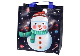 Dāvanu maisiņš Sniegavīrs, dažādu krāsu cena un informācija | Dāvanu saiņošanas materiāli | 220.lv