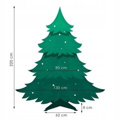 Mākslīgā Ziemassvētku eglīte Springos CT0133, 220 cm cena un informācija | Mākslīgās egles, vainagi, statīvi | 220.lv