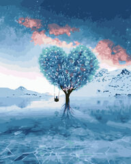 Glezna pēc cipariem Mīlestības koks, 40x50 cm cena un informācija | Gleznas pēc numuriem | 220.lv