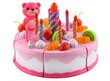 Dzimšanas dienas torte, 80 elementi cena un informācija | Rotaļlietas meitenēm | 220.lv