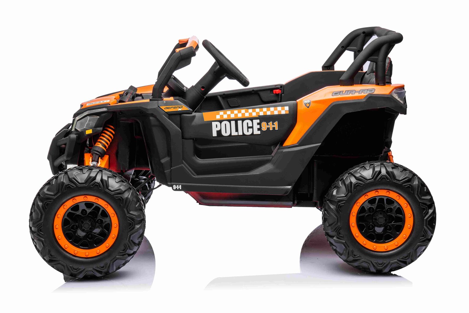 Elektriskais kvadracikls Defend 4x4 Buggy ATV, oranžs cena un informācija | Bērnu elektroauto | 220.lv