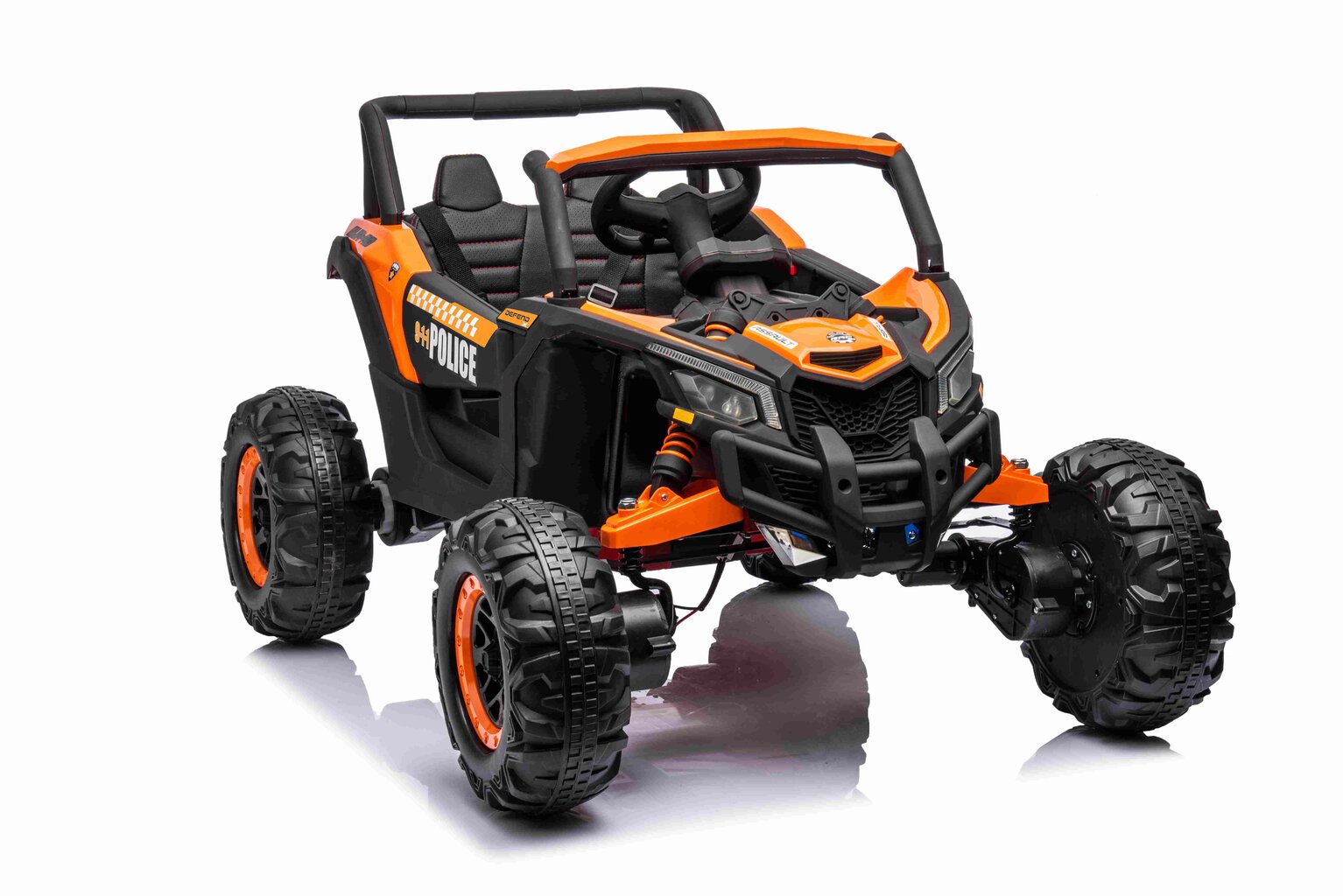 Elektriskais kvadracikls Defend 4x4 Buggy ATV, oranžs cena un informācija | Bērnu elektroauto | 220.lv