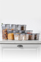 Beztras produktu konteineru komplekts, 12 gab. цена и информация | Посуда для хранения еды | 220.lv