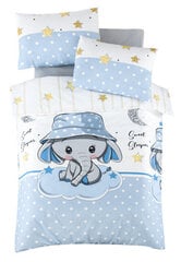 Gultas veļas komplekts Elephant, 100x150, 4 daļas cena un informācija | Bērnu gultas veļa | 220.lv