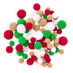 Burbuļi DallPrint Mix Jolly Christmas, 80 gab. cena un informācija | Rotu veidošana, pērļošana | 220.lv