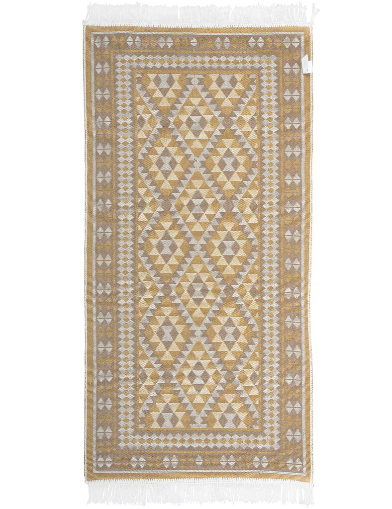 Paklājs, Kilims, dzeltens, 70x140 cena un informācija | Paklāji | 220.lv