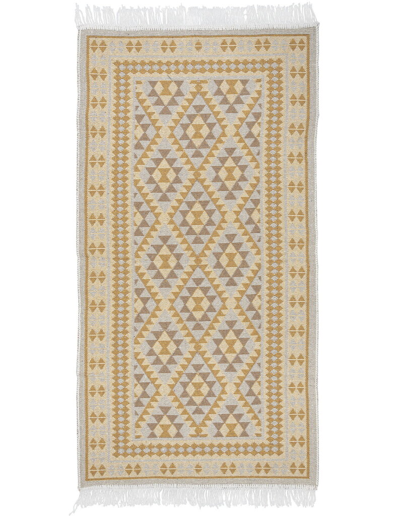 Paklājs, Kilims, dzeltens, 70x140 cena un informācija | Paklāji | 220.lv