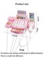 Bērnu rotaļu komplekts: elektroniskā kase Electronics-27, izmērs 19x12x10 cm, rozā цена и информация | Rotaļlietas meitenēm | 220.lv