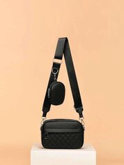 Женская квадратная сумка, Electronics-15, черный цена и информация | Женские сумки | 220.lv