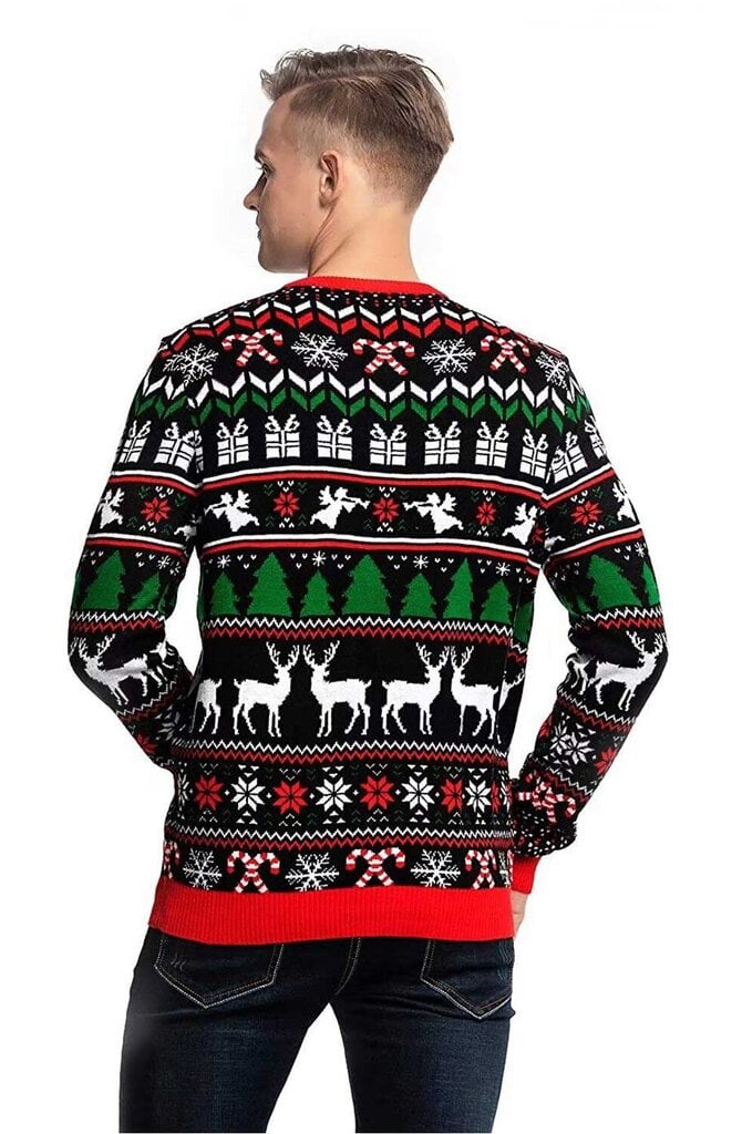 Unisex Ziemassvētku džemperis You Look Ugly Today, melns цена и информация | Sieviešu džemperi | 220.lv