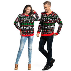 Unisex Ziemassvētku džemperis You Look Ugly Today, melns cena un informācija | Sieviešu džemperi | 220.lv