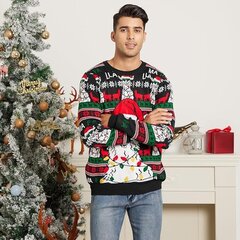 Unisex Ziemassvētku džemperis You Look Ugly Today, ar lamām un LED gaismām cena un informācija | Sieviešu džemperi | 220.lv