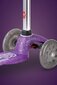 Trīsriteņu skrejritenis Micro Mini Deluxe Fairy Glitter LED, violets cena un informācija | Skrejriteņi | 220.lv