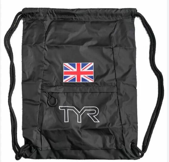 Soma Tyr Great Britain Drawstring, melna cena un informācija | Citi peldēšanas piederumi | 220.lv