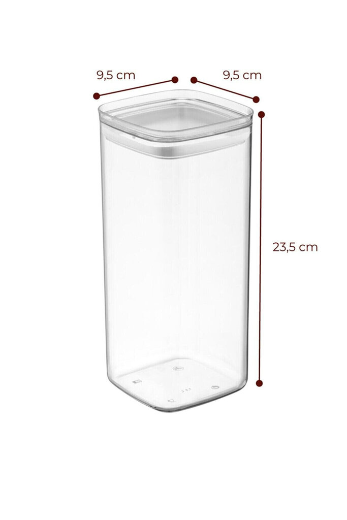 Hermia beztras produktu konteineru komplekts Alesta, 18 gab. цена и информация | Trauki pārtikas uzglabāšanai | 220.lv