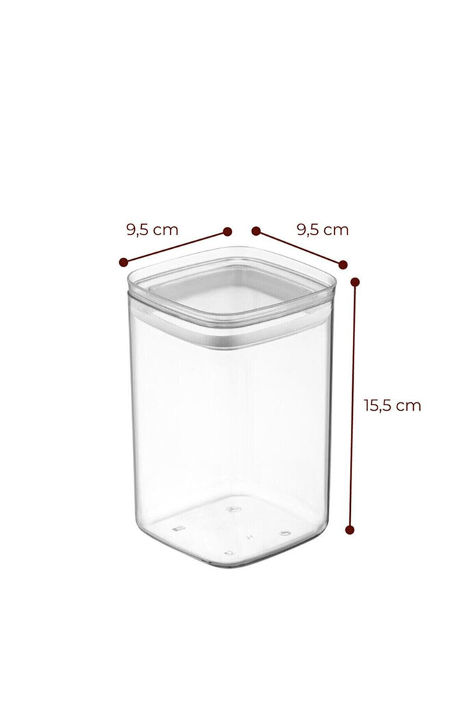 Hermia beztras produktu konteineru komplekts Alesta, 18 gab. цена и информация | Trauki pārtikas uzglabāšanai | 220.lv
