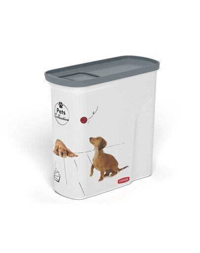 Dzīvnieku barības uzglabāšanas konteiners Curver PetLife, 2 l цена и информация | Bļodas, kastes pārtikas | 220.lv