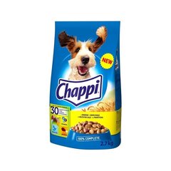 Chappi pieaugušiem suņiem, ar mājputnu gaļu, 3x2,7 kg cena un informācija | Chappi Zoo preces | 220.lv
