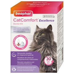 Nomierinošs līdzeklis ar feromoniem Beaphar Catcomfort Calning Diffuser, 48 ml cena un informācija | Kopšanas līdzekļi dzīvniekiem | 220.lv