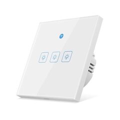 3-клавишный интеллектуальный настенный сенсорный переключатель Woolley Wi-Fi eWeLink со встроенным радарным датчиком движения (белый) цена и информация | Датчики | 220.lv