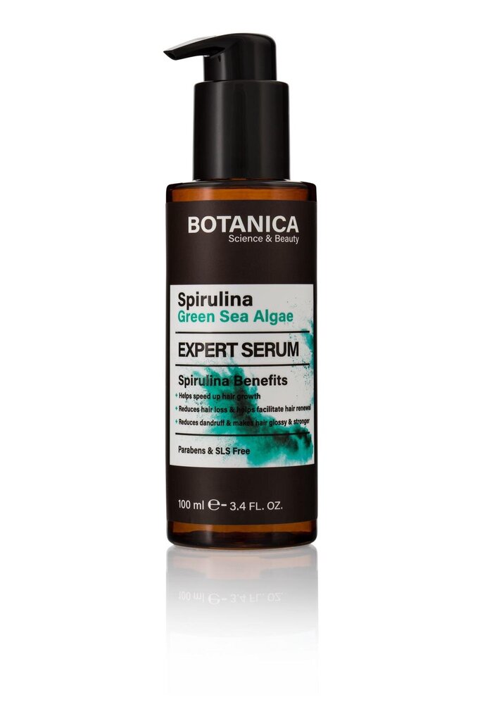 Serums pret matu izkrišanu Botanica Green Sea Algae, 100 ml cena un informācija | Matu uzlabošanai | 220.lv