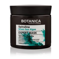 Maska pret matu izkrišanu Botanica Spirulina Green Sea Algae cena un informācija | Matu uzlabošanai | 220.lv