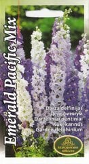Дельфиниум многолетний Emerald Pacific Mix, 0,1 г цена и информация | Семена цветов | 220.lv