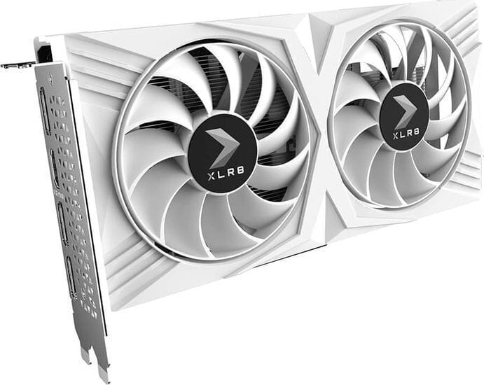 PNY GeForce RTX 4060 OC XLR8 Verto DF White Edition (VCG40608DFWXPB1-O) цена и информация | Videokartes (GPU) | 220.lv