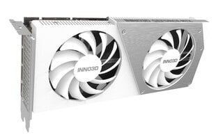 Inno3D GeForce RTX 4060 Ti Twin X2 OC White (N406T2-16D6X-178055W) cena un informācija | Videokartes (GPU) | 220.lv