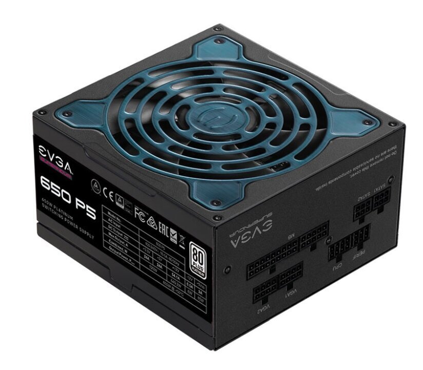 EVGA SuperNOVA 650 P5 (220-P5-0650-X2) cena un informācija | Barošanas bloki (PSU) | 220.lv