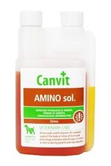 Vitamīnu komplekss kaķiem un suņiem Canvit Amino Sol., 250 ml cena un informācija | Vitamīni, uztura bagātinātāji, pretparazītu līdzekļi suņiem | 220.lv