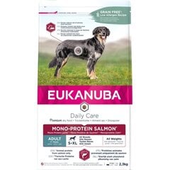 Eukanuba Daily Care Adult Monoprotein pieaugušiem suņiem, ar lasi, 2,3 kg cena un informācija | Sausā barība suņiem | 220.lv