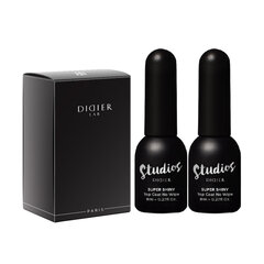 Komplekts Top Coat Studios Didier, Super Shiny, 2 gab.x 8ml cena un informācija | Nagu lakas, stiprinātāji | 220.lv