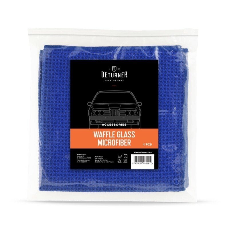 Deturner Waffle Glass Towel 40x40cm, Mikroškiedras dvielis cena un informācija | Tīrīšanai, salvetes | 220.lv