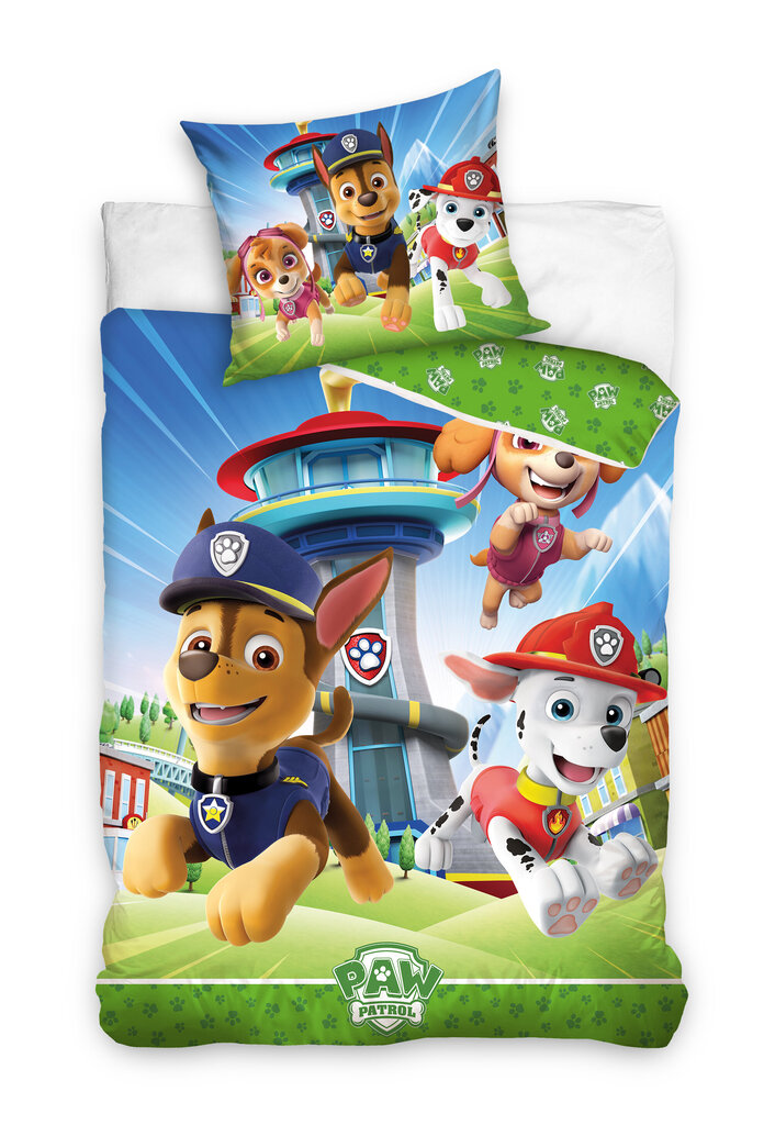 Bērnu gultas veļas komplekts Paw Patrol, 160x200, 2 daļas цена и информация | Bērnu gultas veļa | 220.lv