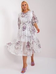 платье lk-sk-509380.45 белое/розовое цена и информация | Платья | 220.lv