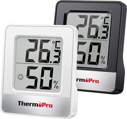 Temperatūras un mitruma mērītāju komplekts ThermoPro TP49 цена и информация | Измерители влажности, температуры, pH, ORP | 220.lv