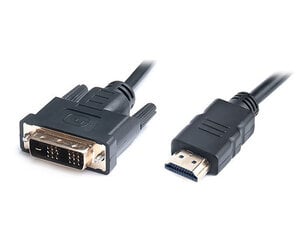 HDMI-DVI M-M, 1.8m, REAL-EL цена и информация | Адаптеры и USB разветвители | 220.lv