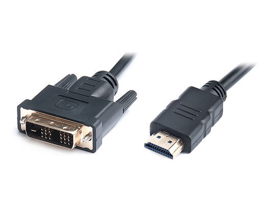 HDMI-DVI M-M, 1.8m, REAL-EL cena un informācija | Adapteri un USB centrmezgli | 220.lv