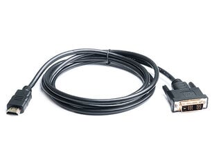 HDMI-DVI M-M, 1.8m, REAL-EL цена и информация | Адаптеры и USB разветвители | 220.lv