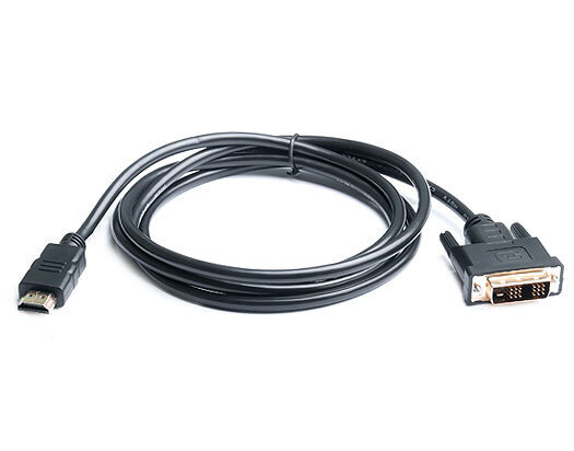 HDMI-DVI M-M, 1.8m, REAL-EL цена и информация | Adapteri un USB centrmezgli | 220.lv