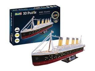 Puzle Revell 3D RMS Titanic LED Edition, 00154 cena un informācija | Puzles, 3D puzles | 220.lv