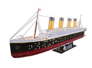 Revell - 3D Puzzle RMS Titanic - LED Edition, 00154 цена и информация | Пазлы | 220.lv