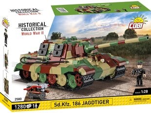 COBI - Конструктор Sd.Kfz. 186 - Jagdtiger, 1/28, 2580 цена и информация | Конструкторы и кубики | 220.lv