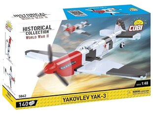 Koнструктор Cobi Yakovlev Yak-3 1/48 5862, 140 д. цена и информация | Конструкторы и кубики | 220.lv